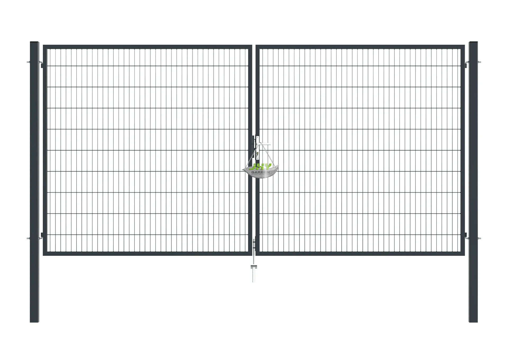 656 2D Fencing Garden Gate 4000×2000mm.webp1