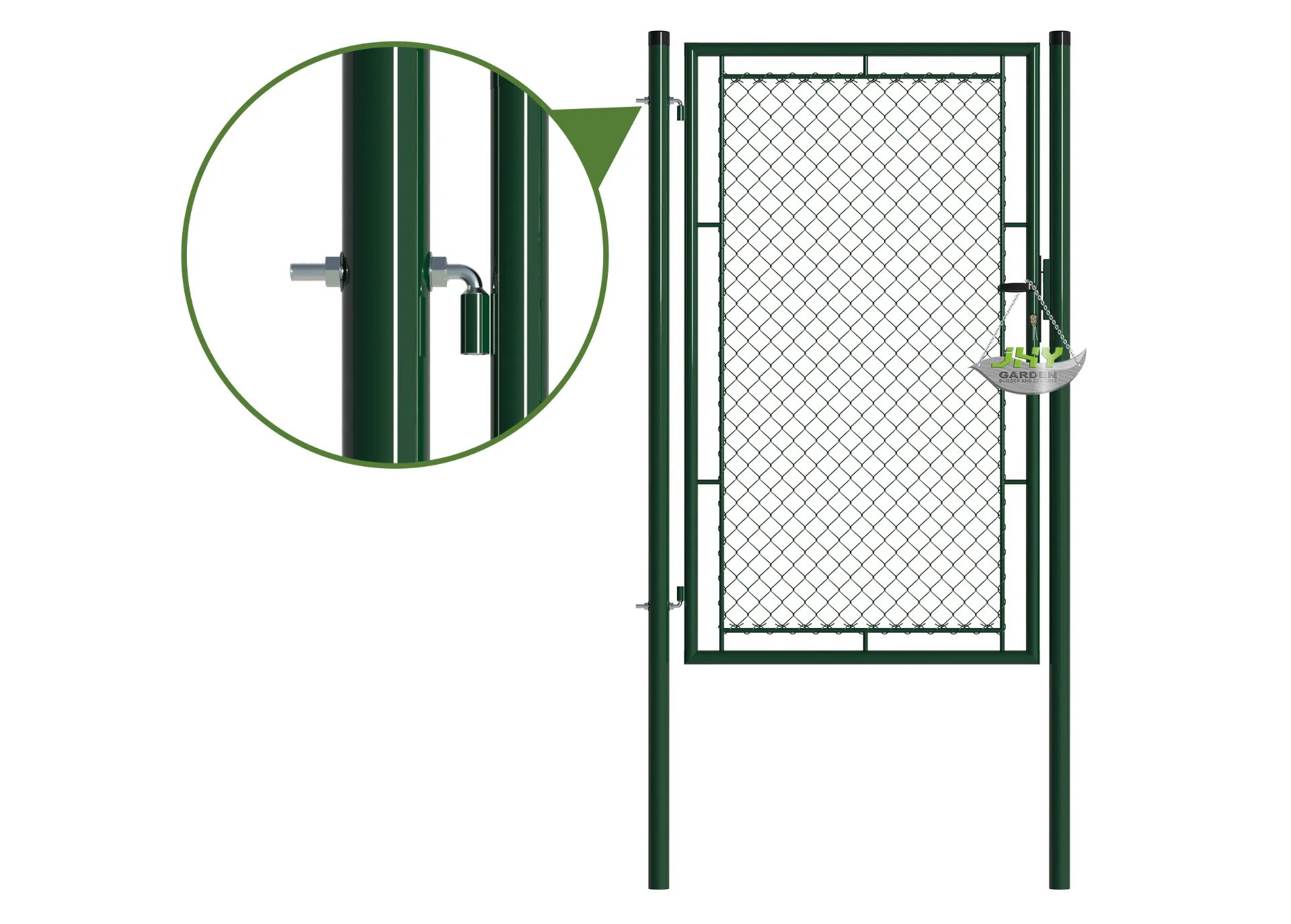 Chain Link Fence Garden Gate 1000×17500  hinge.webp1