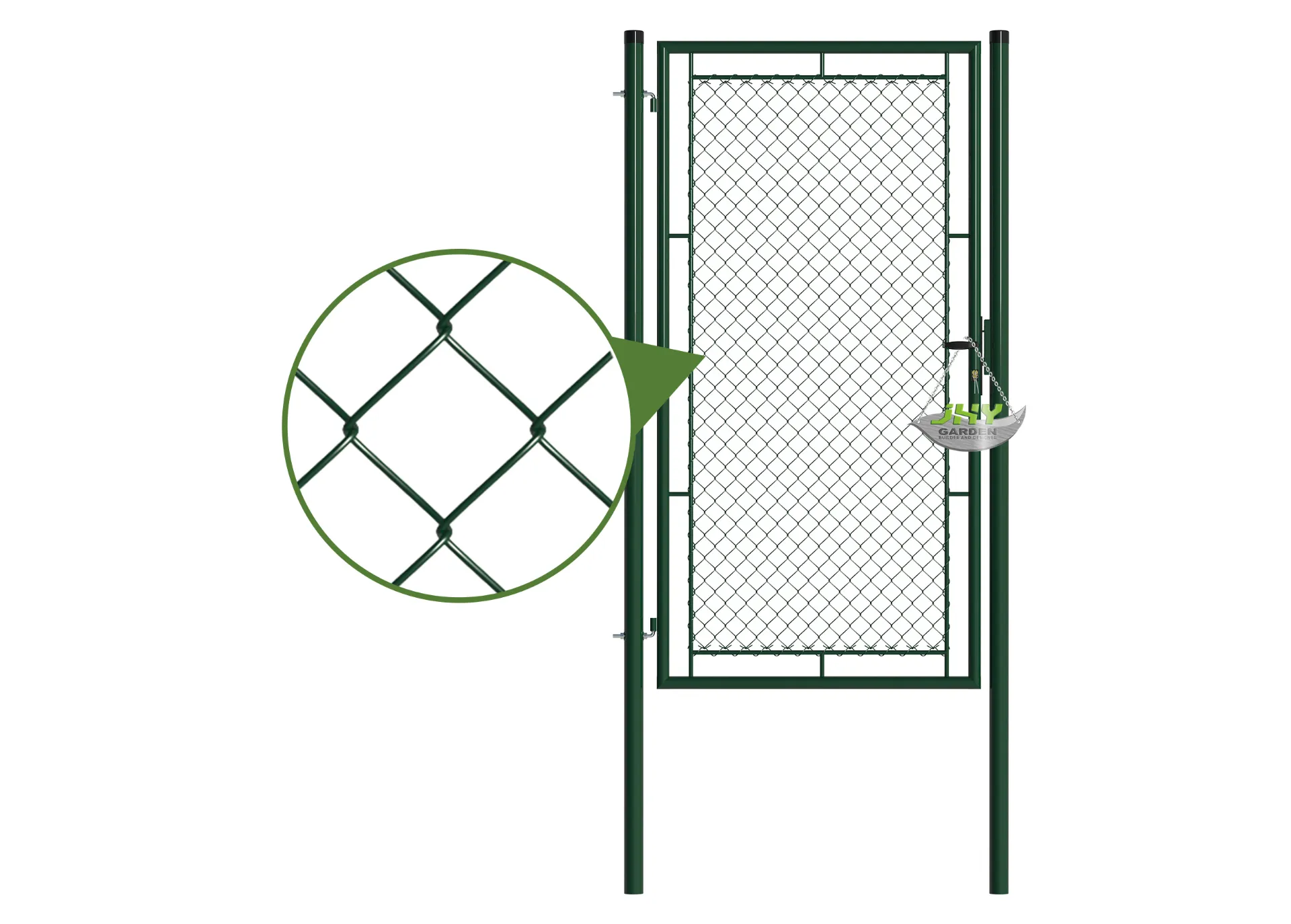 Chain Link Fence Garden Gate 1000×2000mm  mesh.webp1