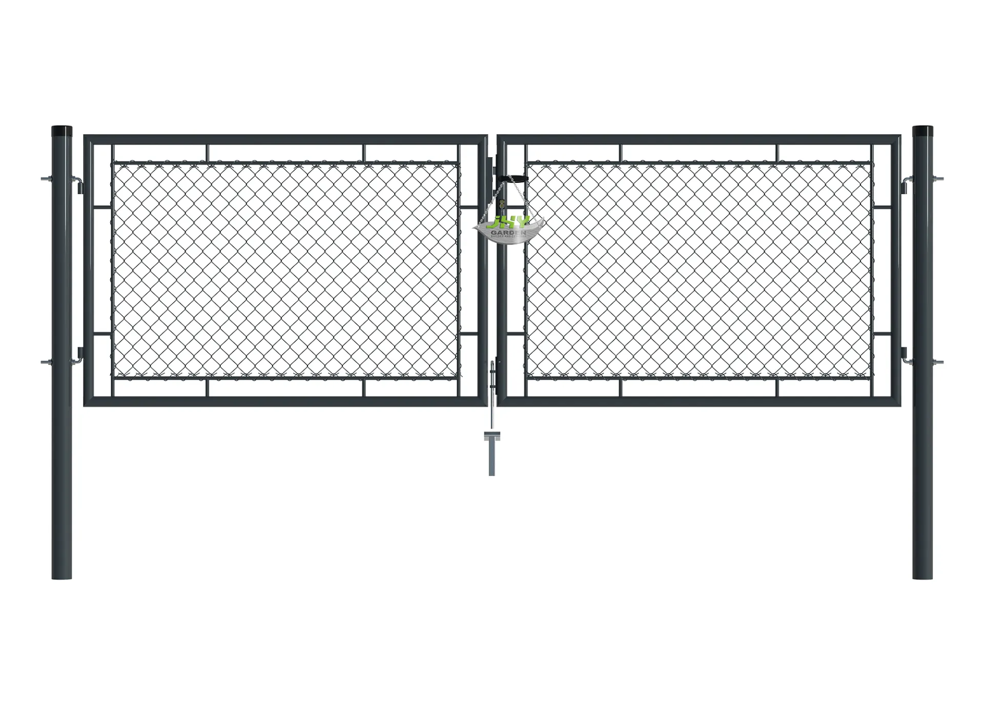 Chain Link Fence Garden Gate 3000×1000mm.webp1