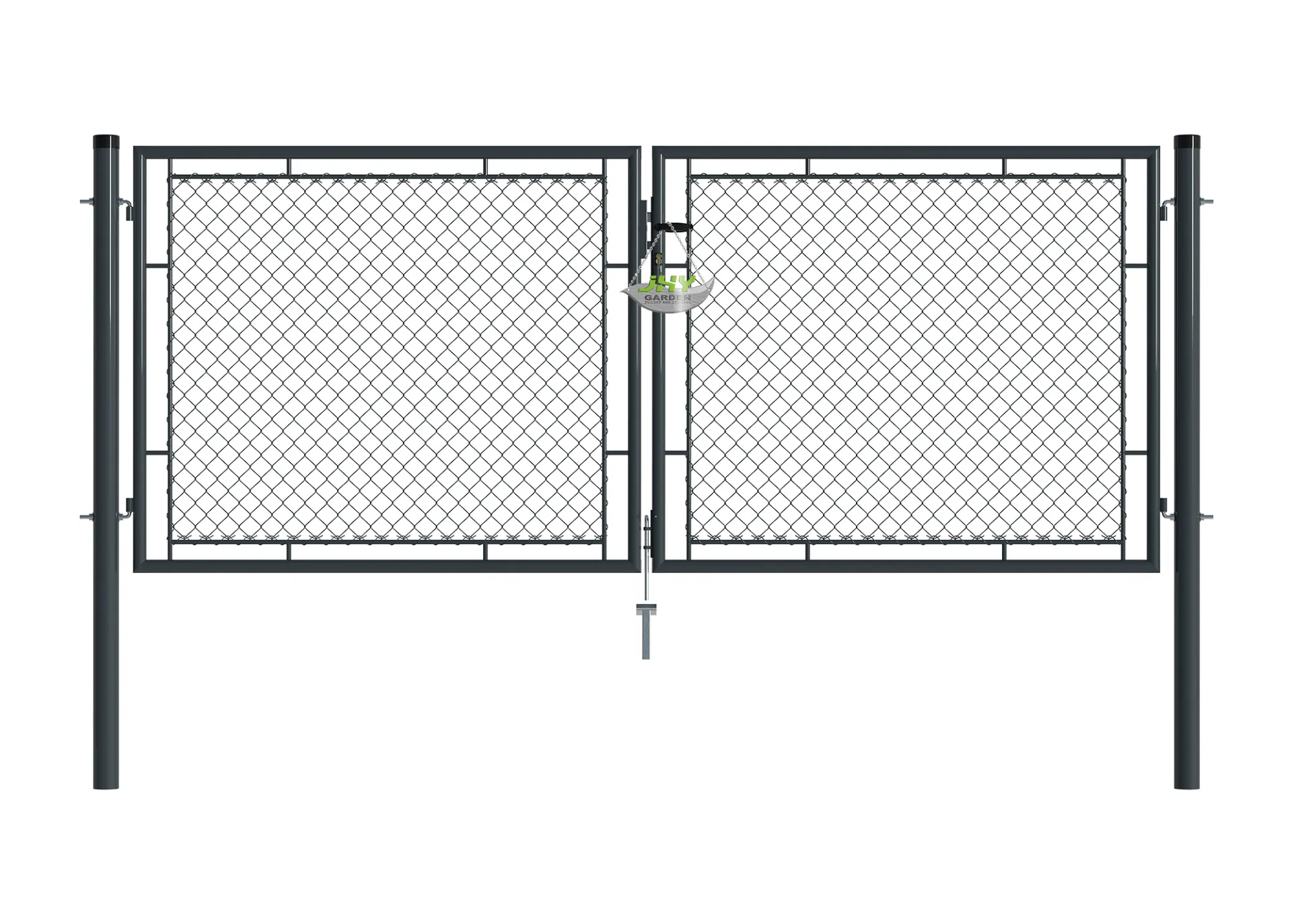 Chain Link Fence Garden Gate 3000×1250mm.webp1