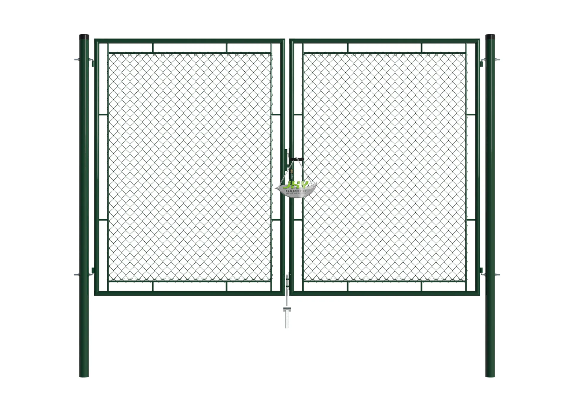 Chain Link Fence Garden Gate 3000×2000mm.webp1