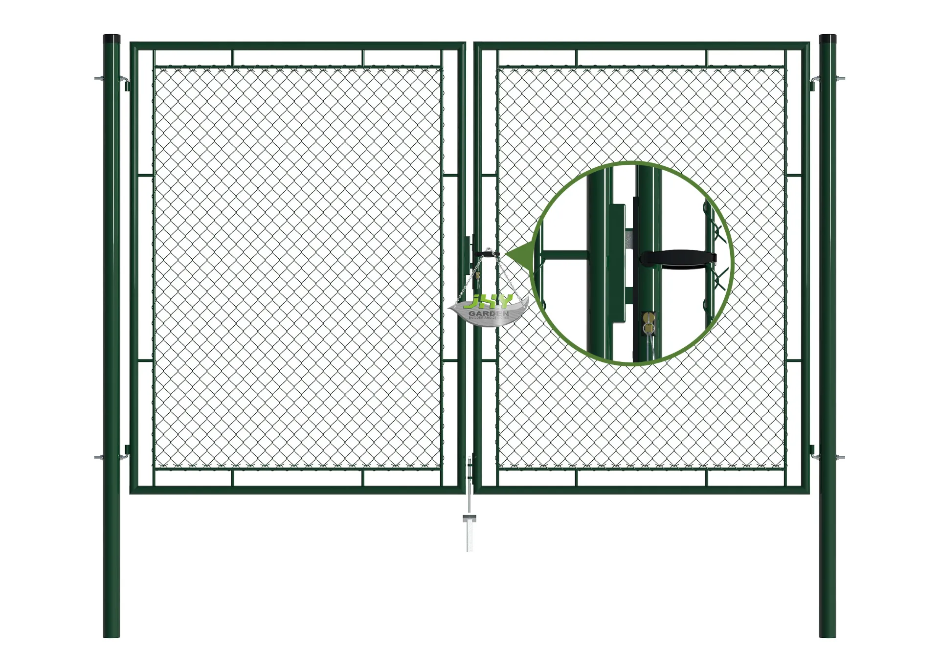 Chain-Link-Fence-Garden-Gate-3000×2000mm-lock.webp1