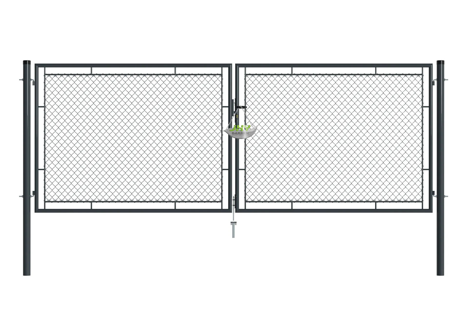 Chain Link Fence Garden Gate 4000×1500mm.webp1