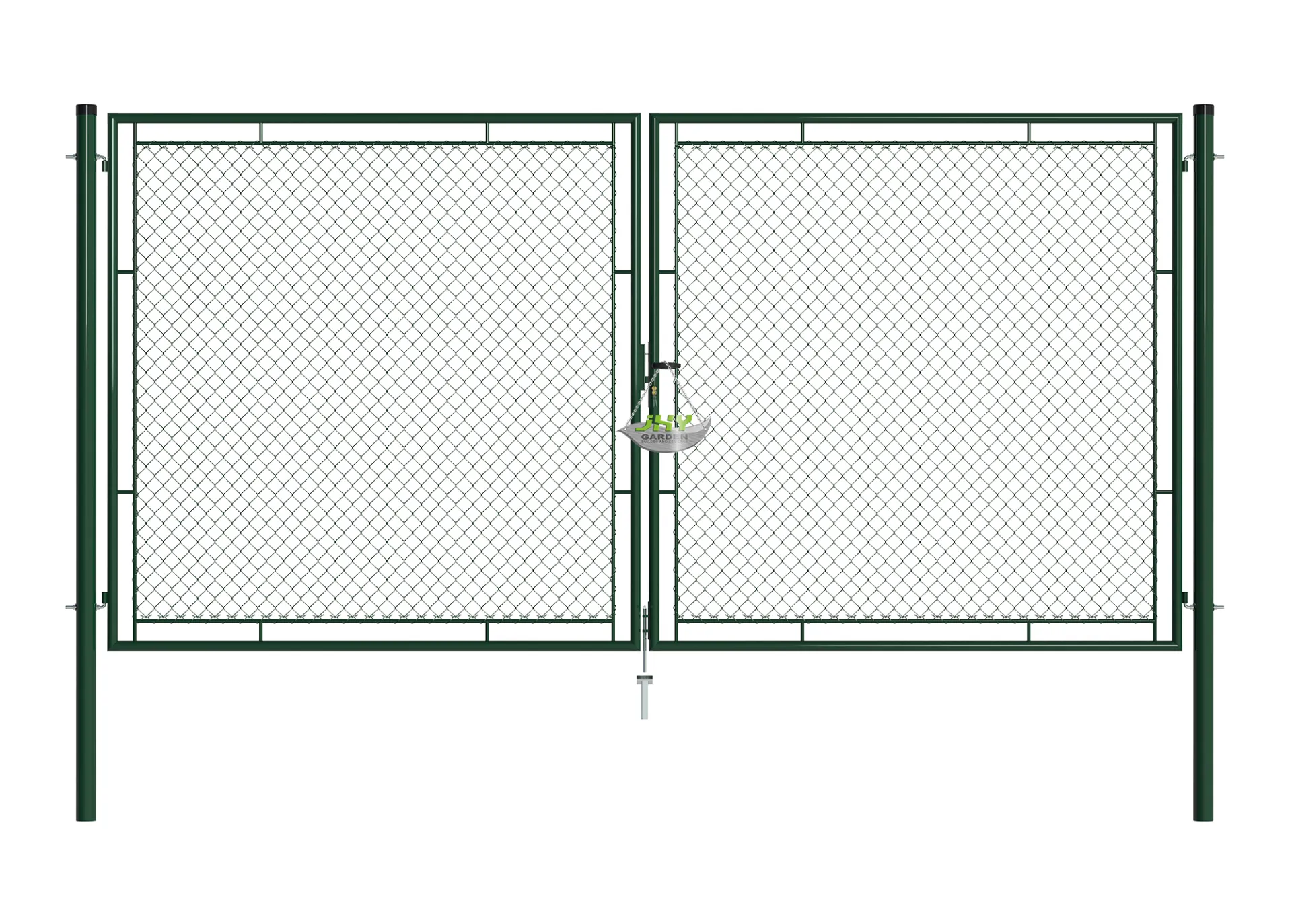 Chain Link Fence Garden Gate 4000×2000mm.webp1