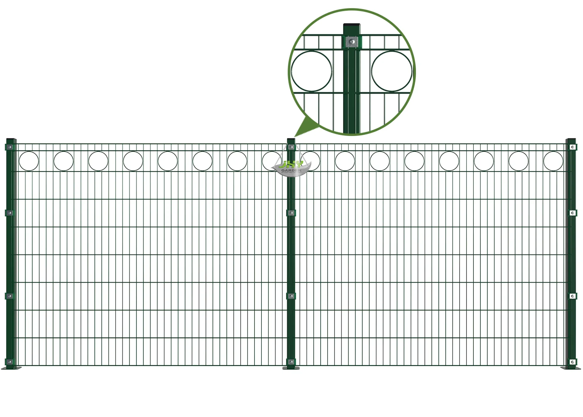 Circle Deco Steel Mesh Fence Panel 1.webp3