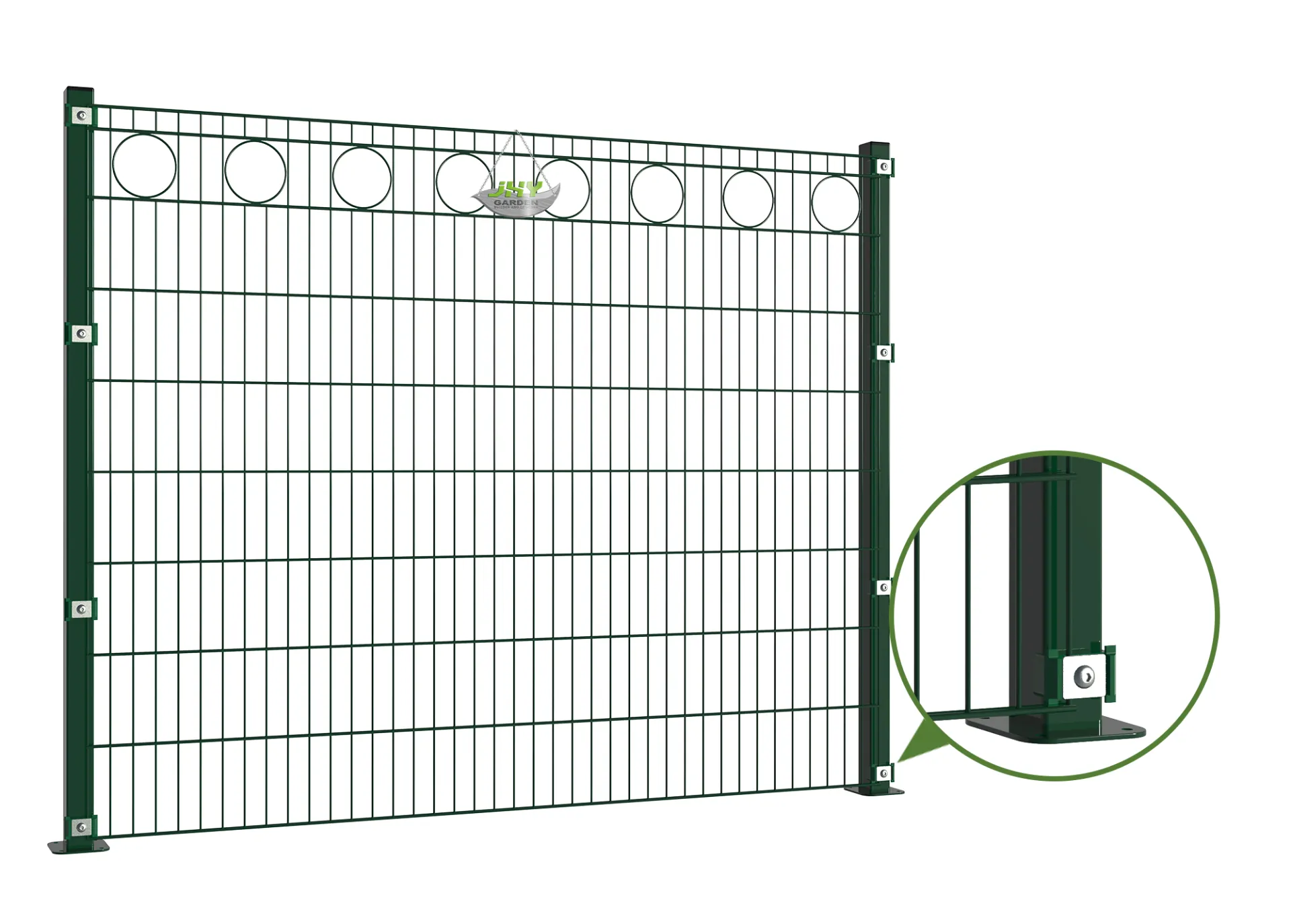 Circle Deco Steel Mesh Fence Panel 1.webp4