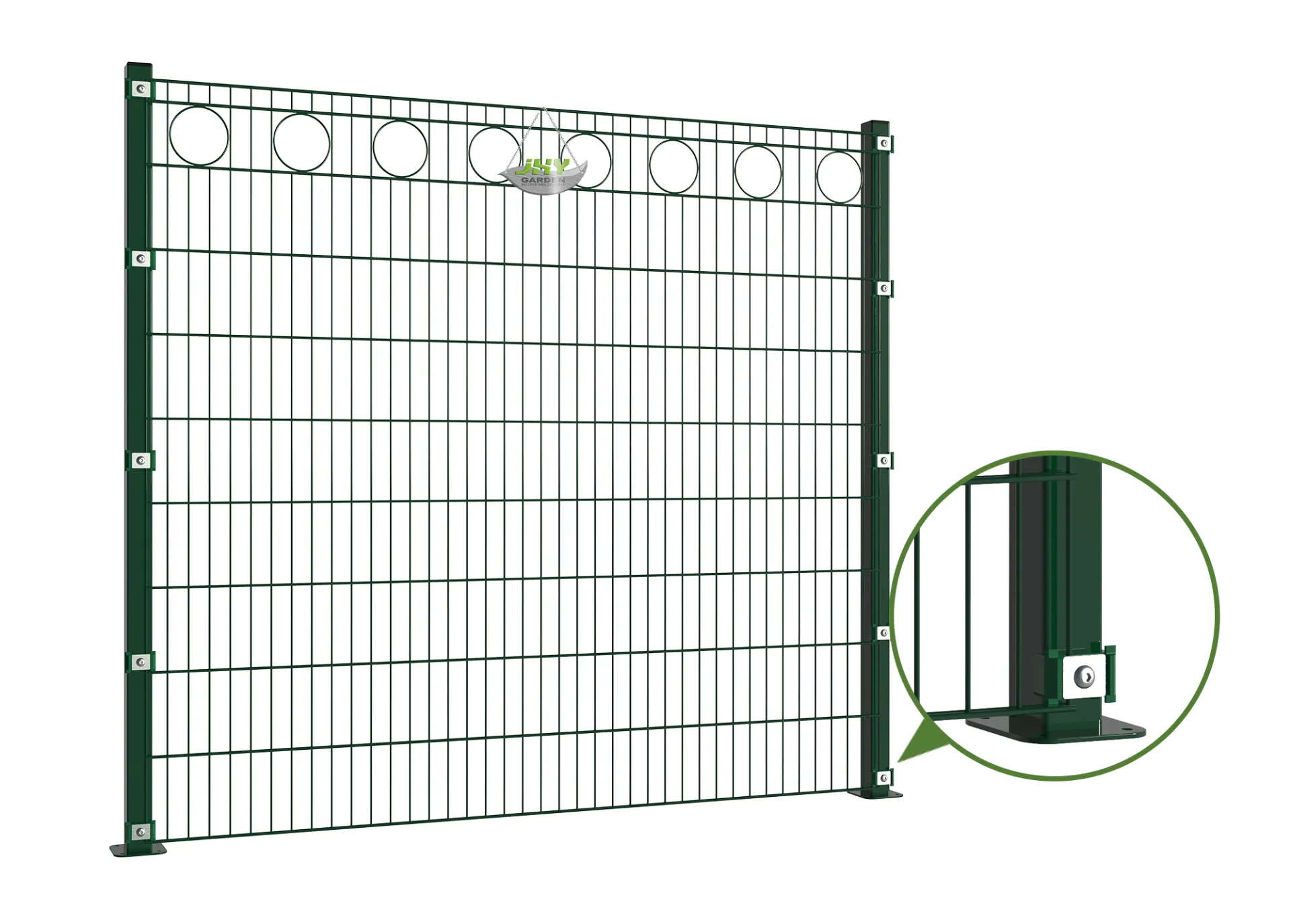 Circle Deco Steel Mesh Fence Panel 1.webp4
