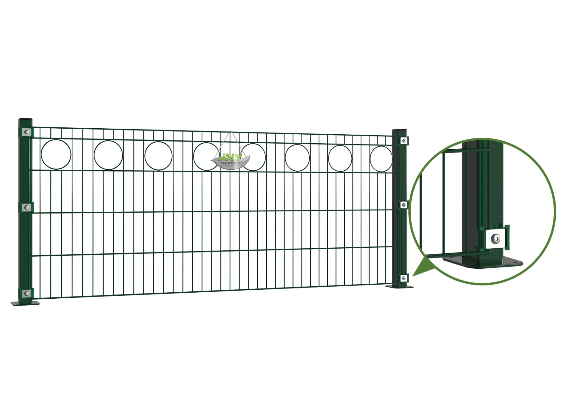 Circle Deco Steel Mesh Fence Panel 1.webp4