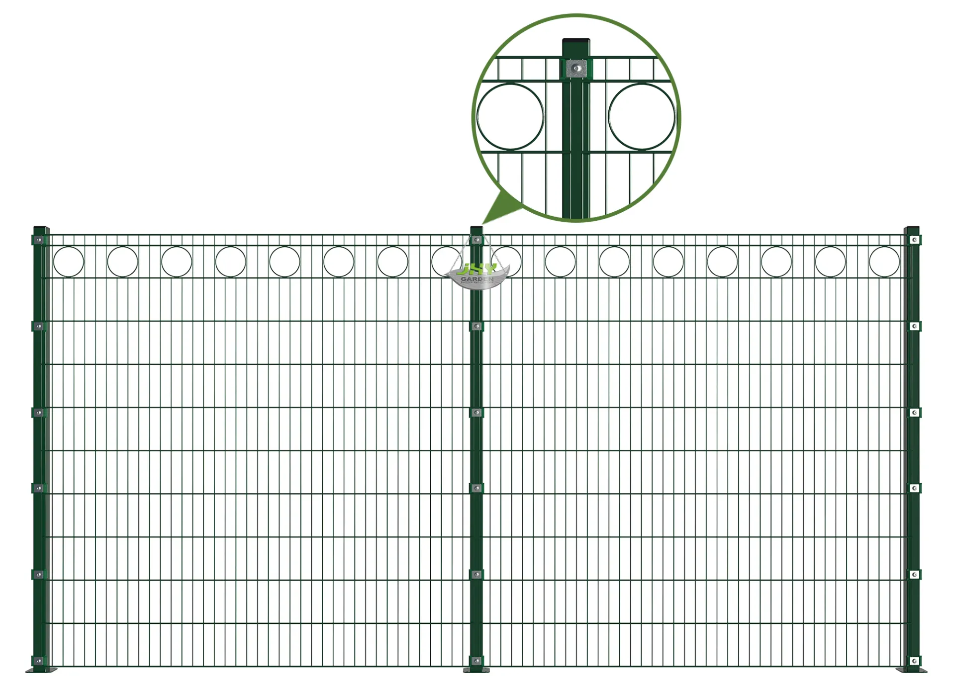 Circle Deco Steel Mesh Fence Panel 2.webp4