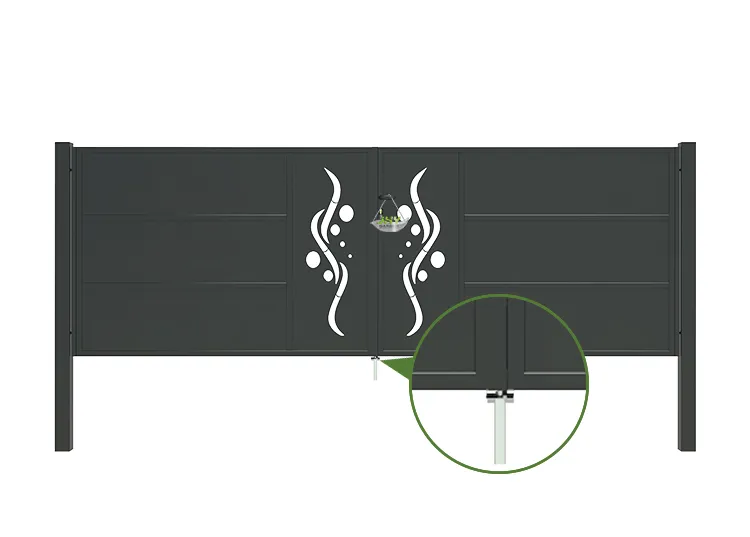 CNC Metal Gate Reverie 4000×1400mm hinge.webp4