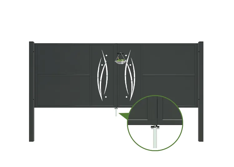CNC Metal Gates Serenade 3000×1200mm stopper.webp1