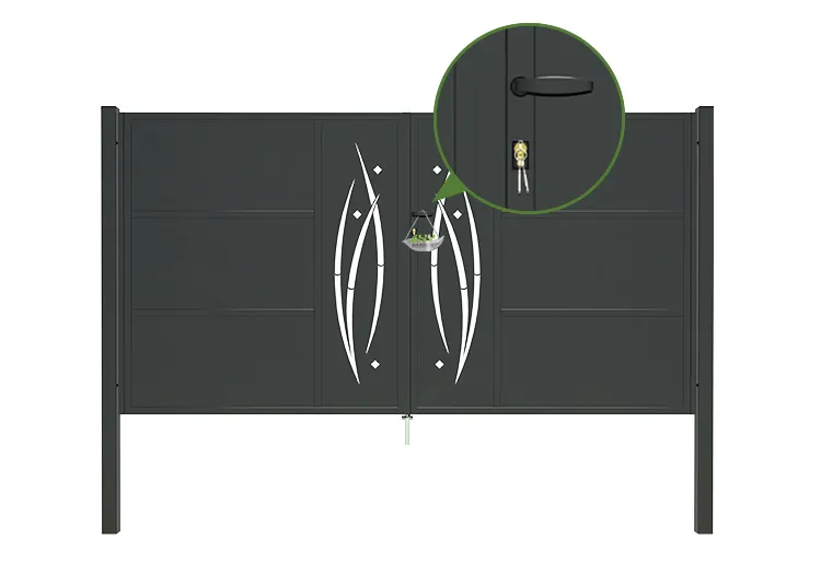 CNC Metal Gates Serenade 3000×1600mm hinge.webp4