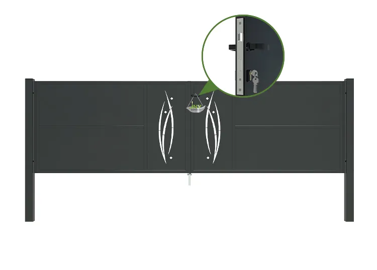 CNC Metal Gates Serenade 4000×1200mm hinge.webp2