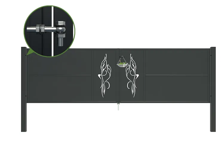 CNC Outdoor Iron Gate Tranquility 4000×1200mm lock inside.webp2 CNC Outdoor Iron Gate Tranquility 4000×1200mm lock inside.webp2