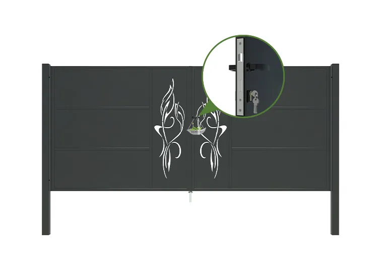 CNC Outdoor Iron Gate Tranquility 4000×1800mm stopper.webp2