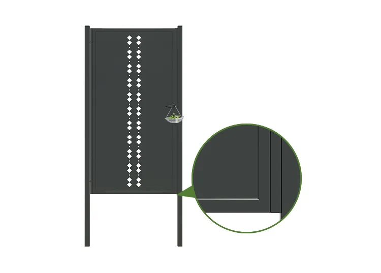CNC Steel Gate Essence 1000×2000mm lock inside.webp3