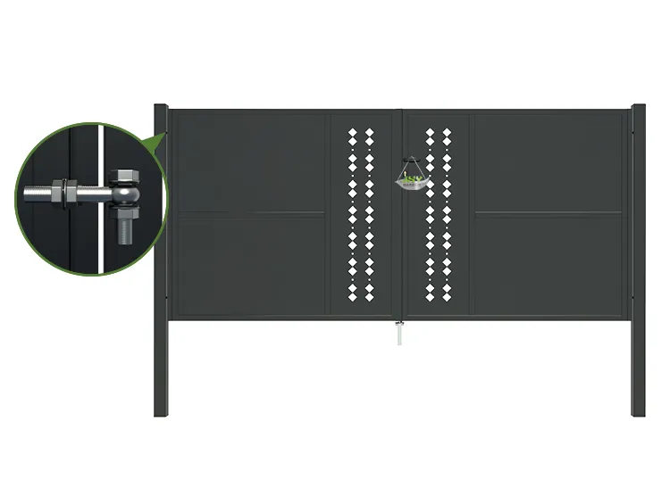 CNC Steel Gate Essence 3000×1400mm lock.webp3