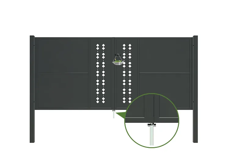 CNC Steel Gate Essence 3000×1400mm lock.webp4