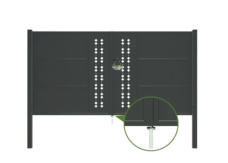 CNC Steel Gate Essence 3000×1600mm lock.webp2