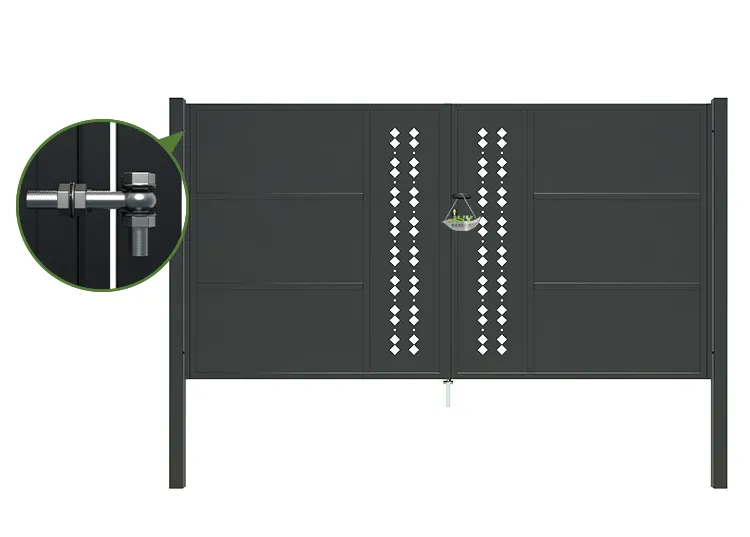 CNC Steel Gate Essence 3000×1600mm lock.webp3