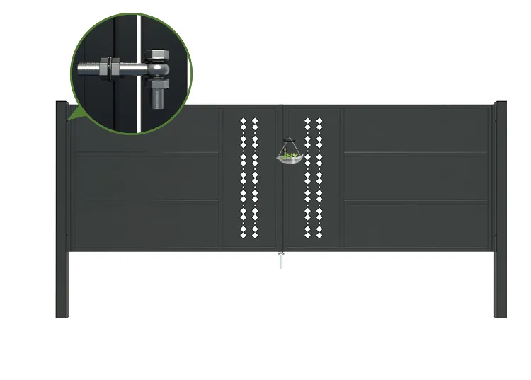 CNC Steel Gate Essence 4000×1400mm lock inside.webp2