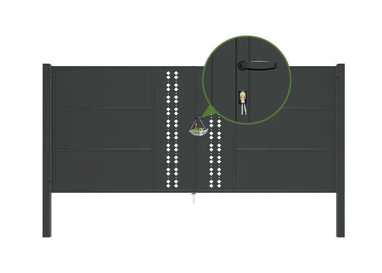 CNC Steel Gate Essence 4000×1800mm lock inside.webp2