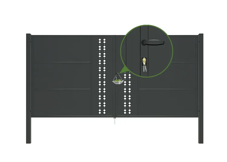 CNC Steel Gate Essence 4000×2000mm hinge.webp3