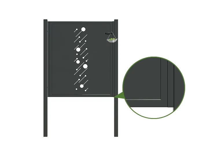 CNC Steel Gate Starry 1000×1200mm hinge.webp4