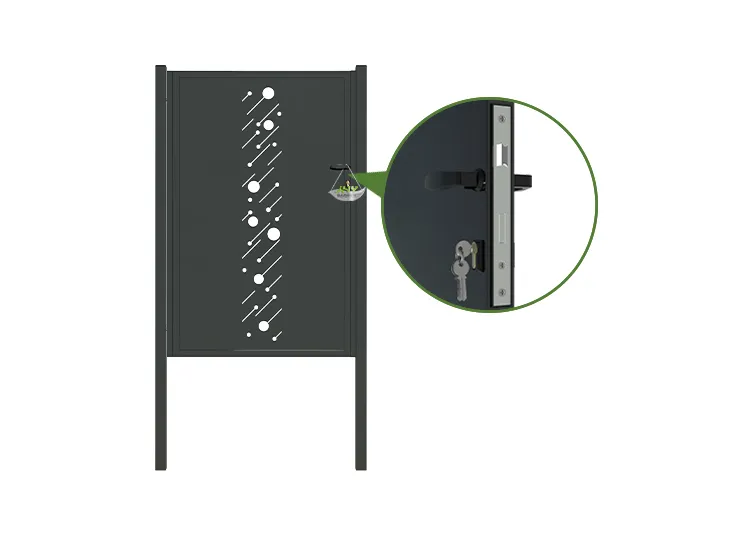 CNC Steel Gate Starry 1000×1600mm lock.webp2