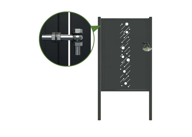 CNC Steel Gate Starry 1000×1600mm lock.webp3