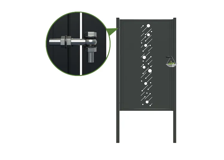 CNC Steel Gate Starry 1000×1800mm hinge.webp1