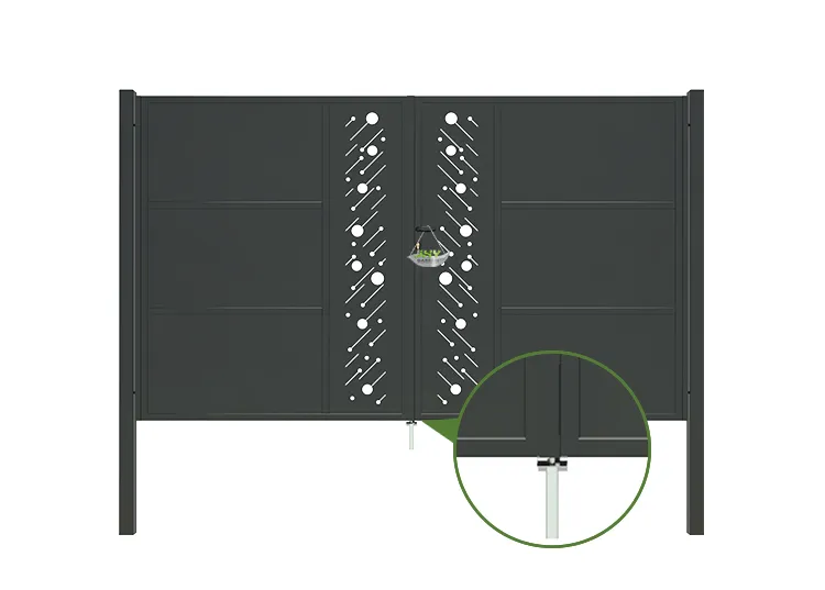 CNC Steel Gate Starry 3000×1800mm lock.webp3