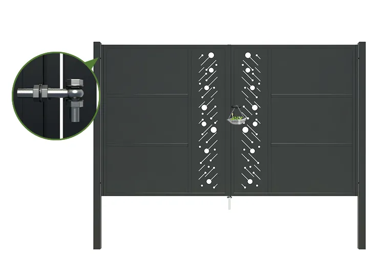 CNC Steel Gate Starry 3000×1800mm lock.webp4