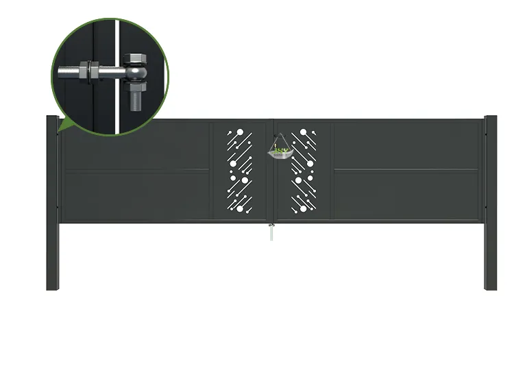 CNC Steel Gate Starry 4000×1000mm lock.webp2