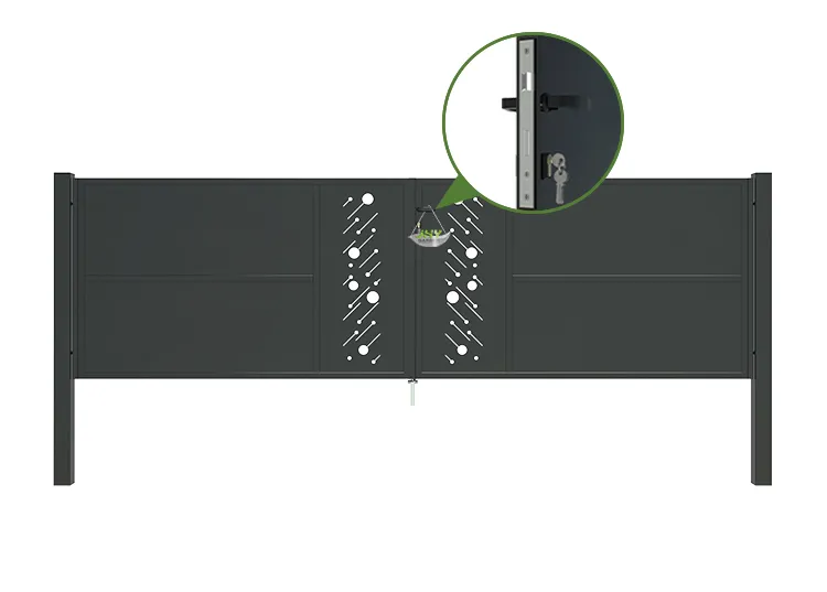 CNC Steel Gate Starry 4000×1200mm hinge.webp3