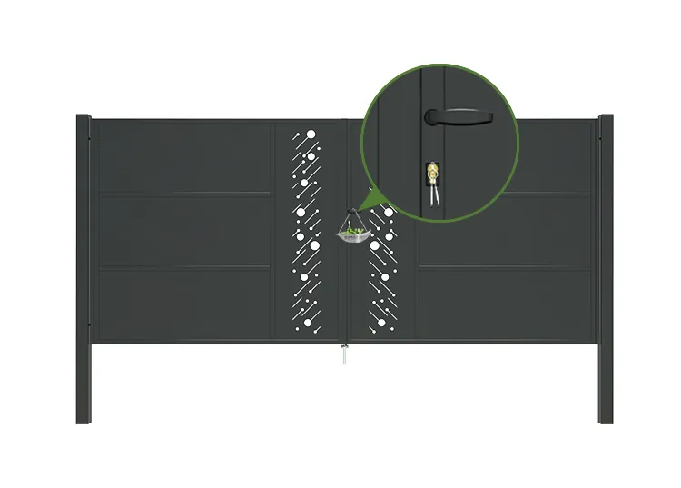 CNC Steel Gate Starry 4000×1800mm lock.webp1