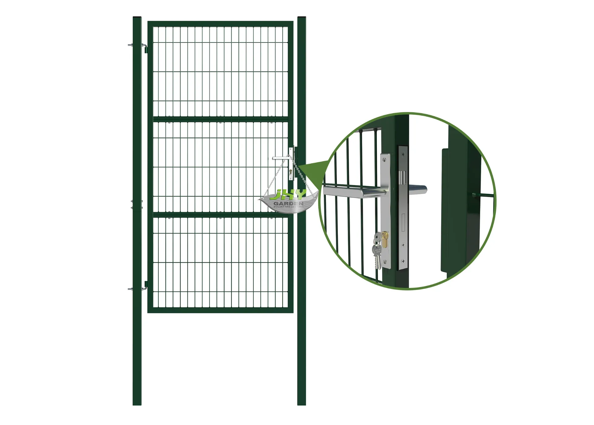 Composite Wire Mesh Garden Gate 1000×2000mm opening.webp1