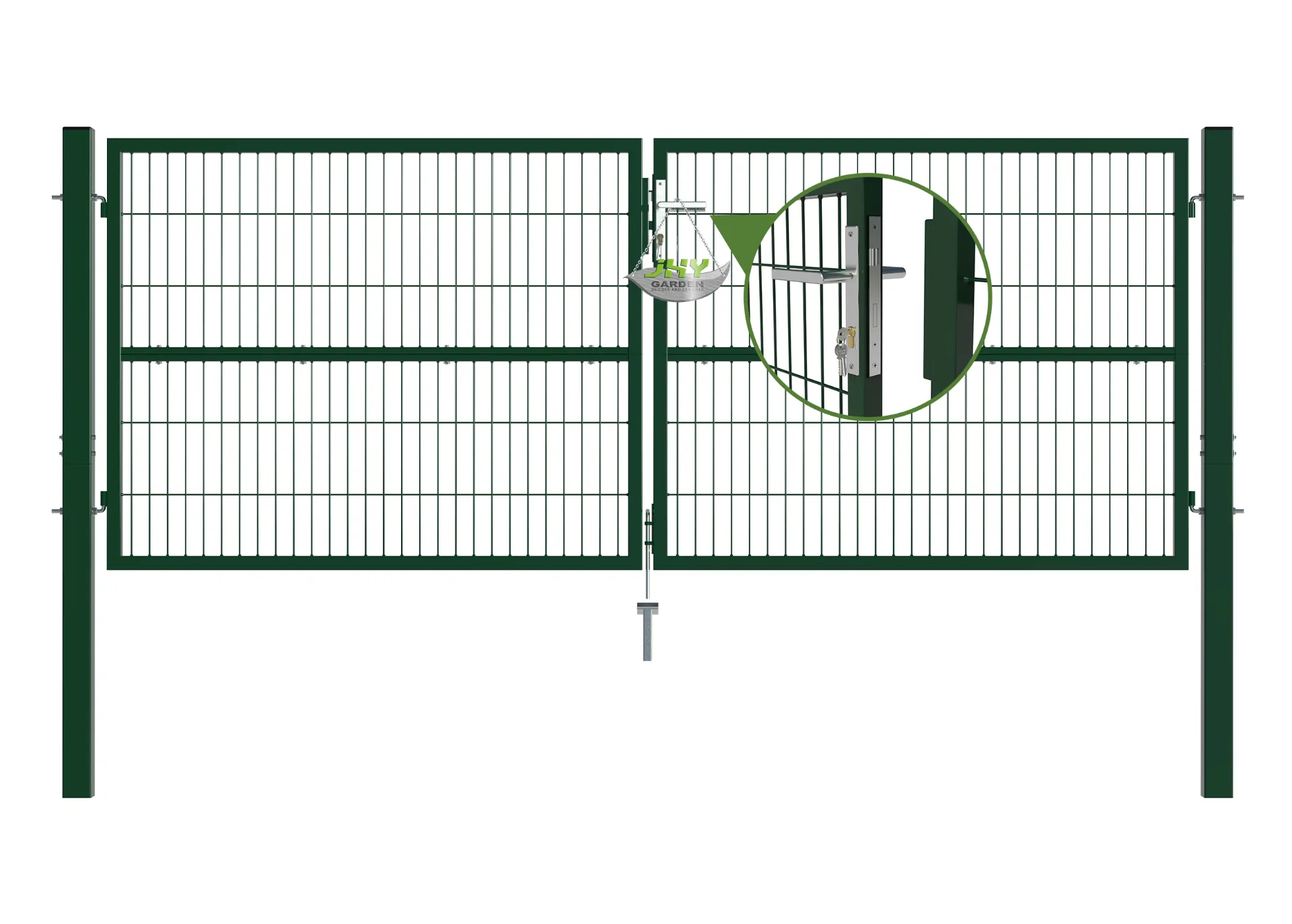 Composite-Wire-Mesh-Garden-Gate-3000×1200mm-lock.webp1
