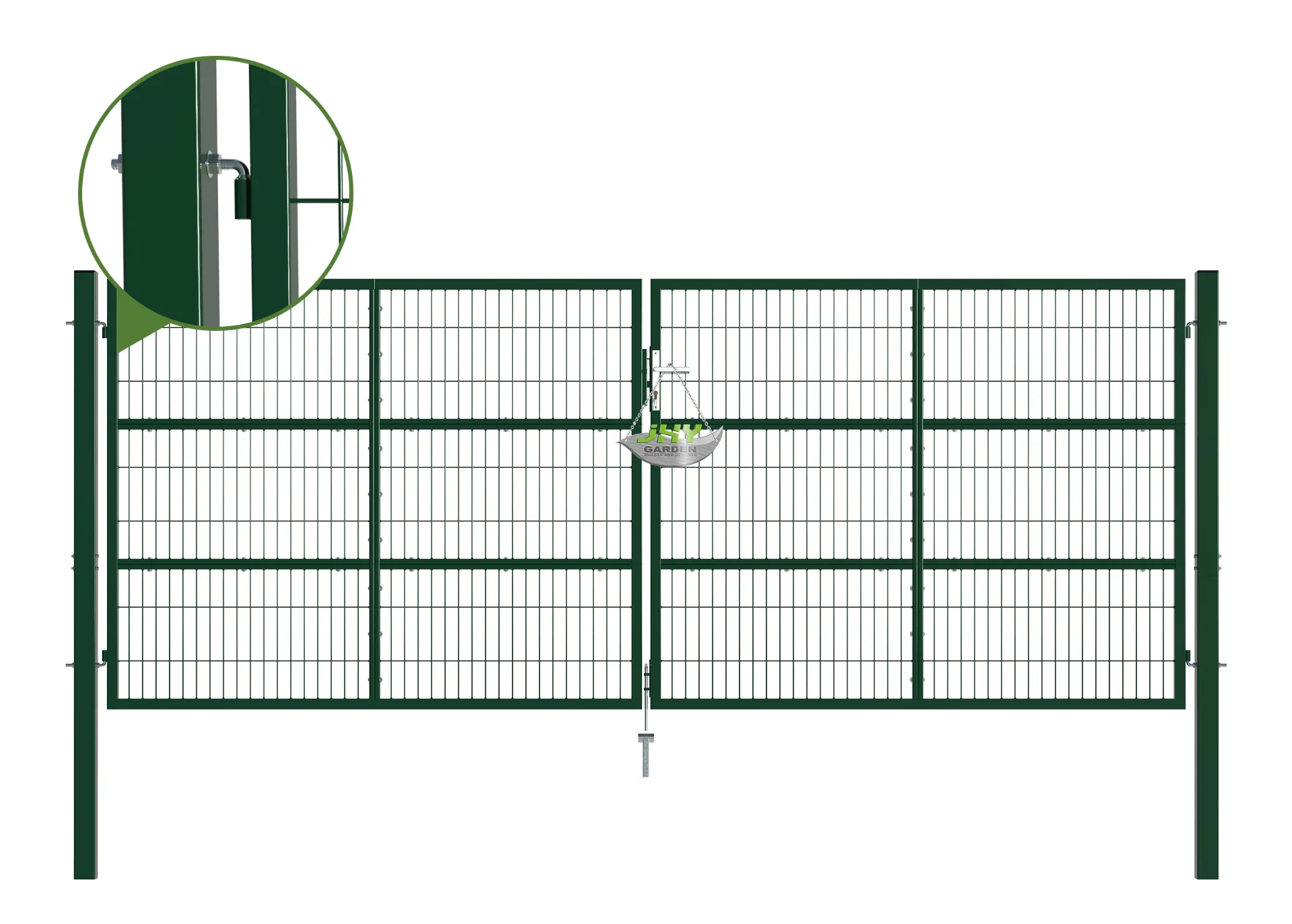 Composite-Wire-Mesh-Garden-Gate-4000×1600mm-hinge.webp1