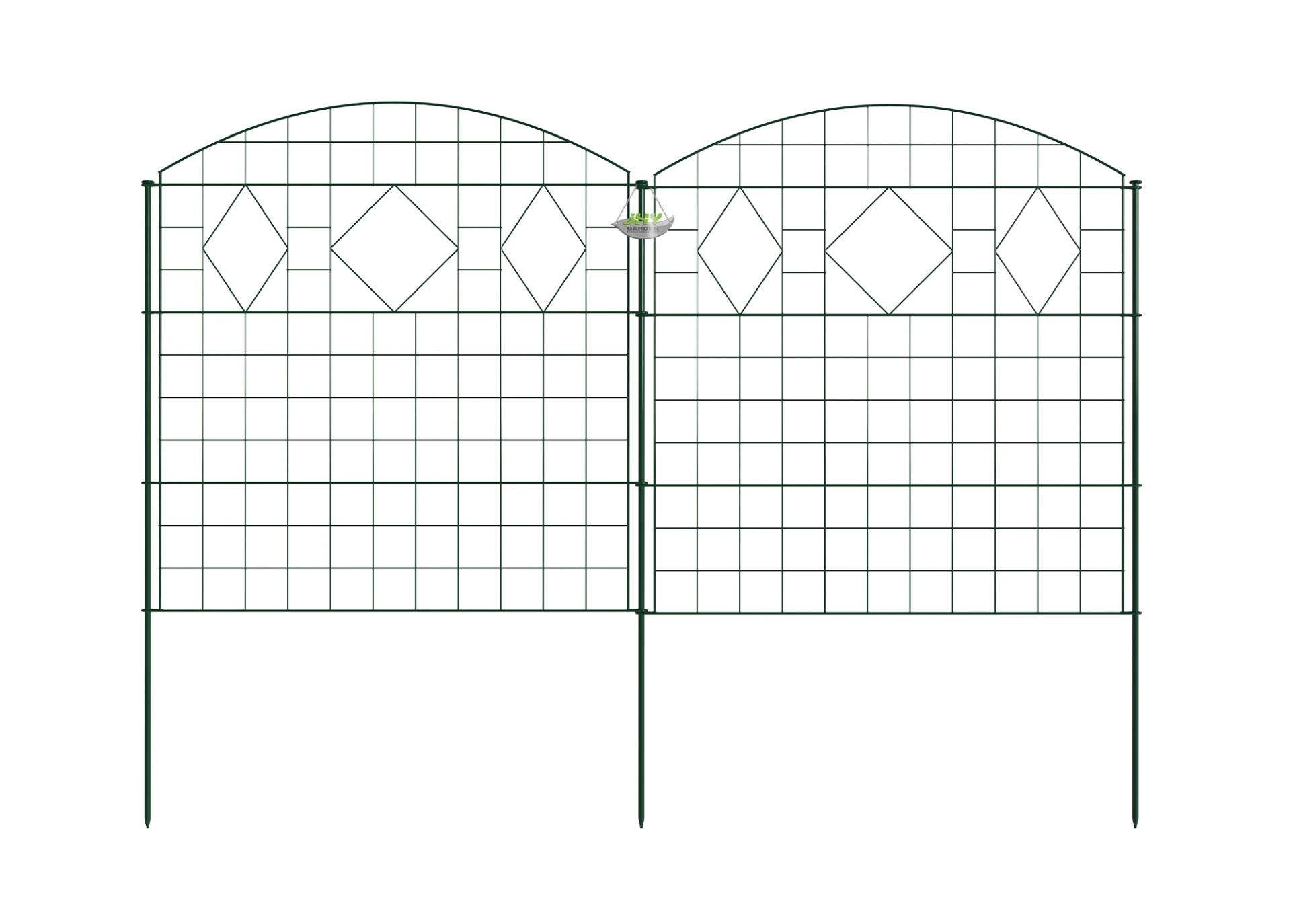 CONVEX TYPE WIRE POND FENCE WITH DIAMOND