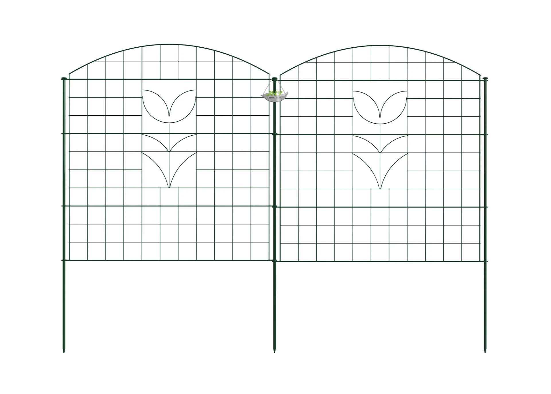 CONVEX TYPE WIRE POND FENCE WITH ROSE