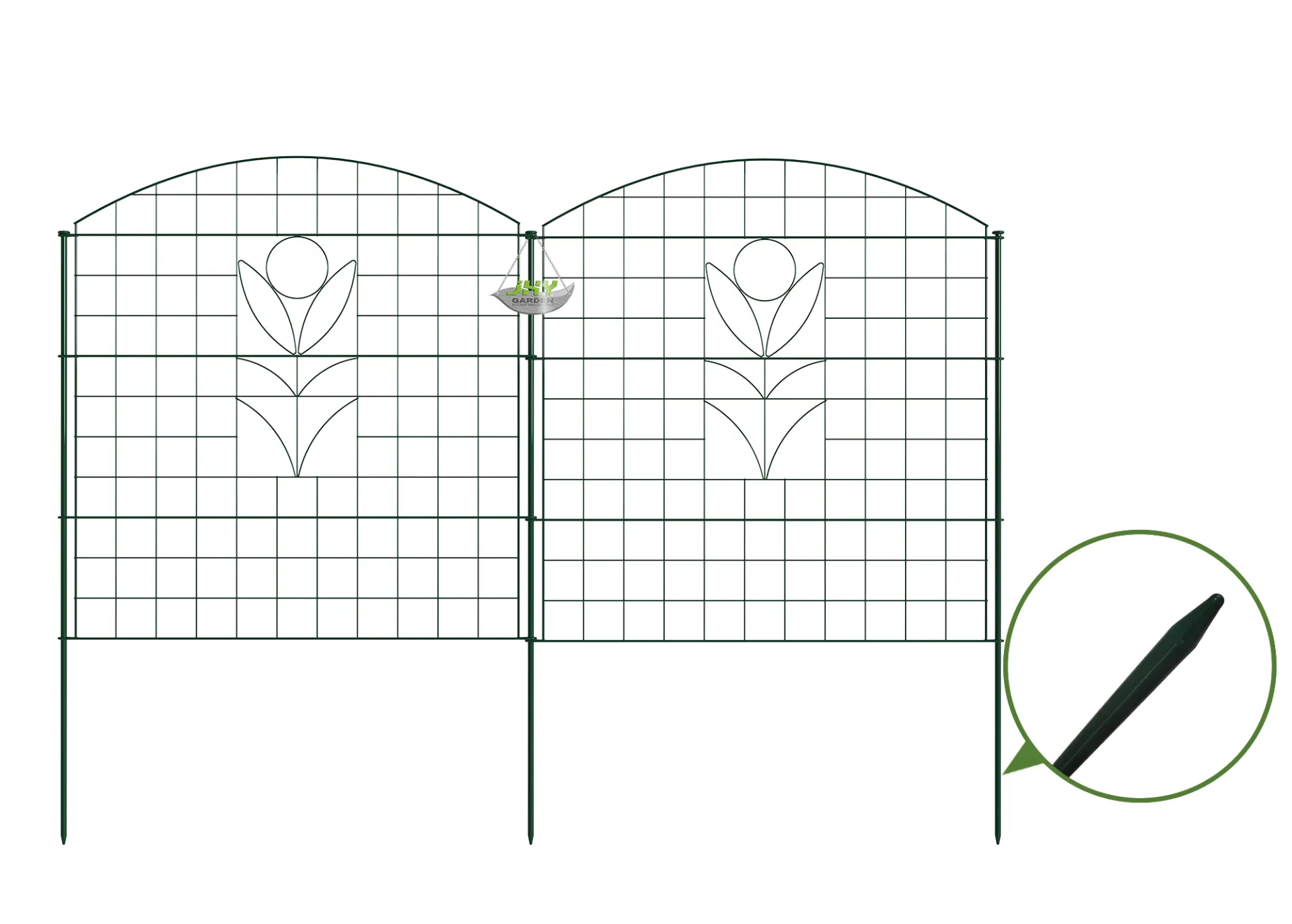 Convex Type Wire Pond Fence With Sunny Flower (1).webp2