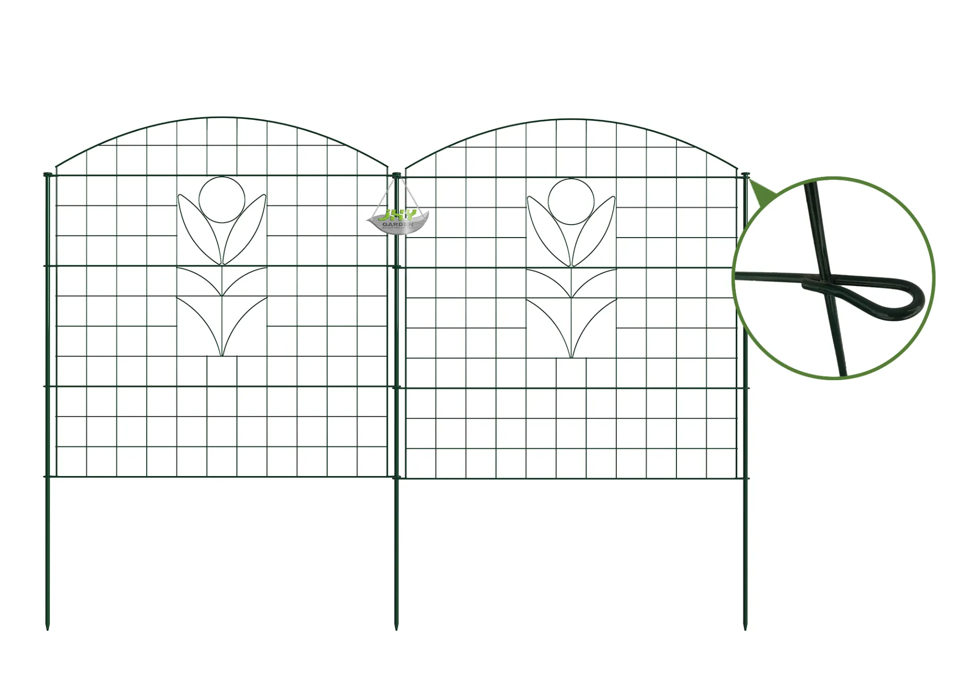 Convex Type Wire Pond Fence With Sunny Flower (1).webp3