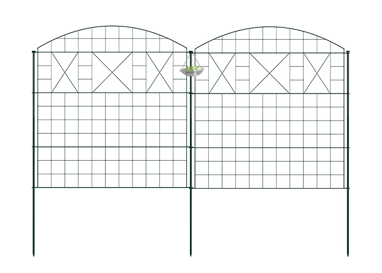 Convex Type Wire Pond Fence With X.webp