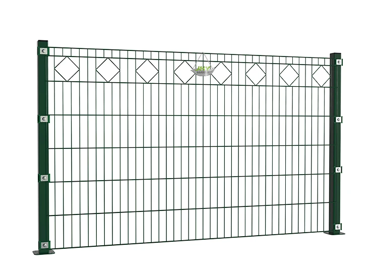 DIAMOND DECO STEEL MESH FENCE PANEL WIDTH 200CM & HEIGHT 120CM