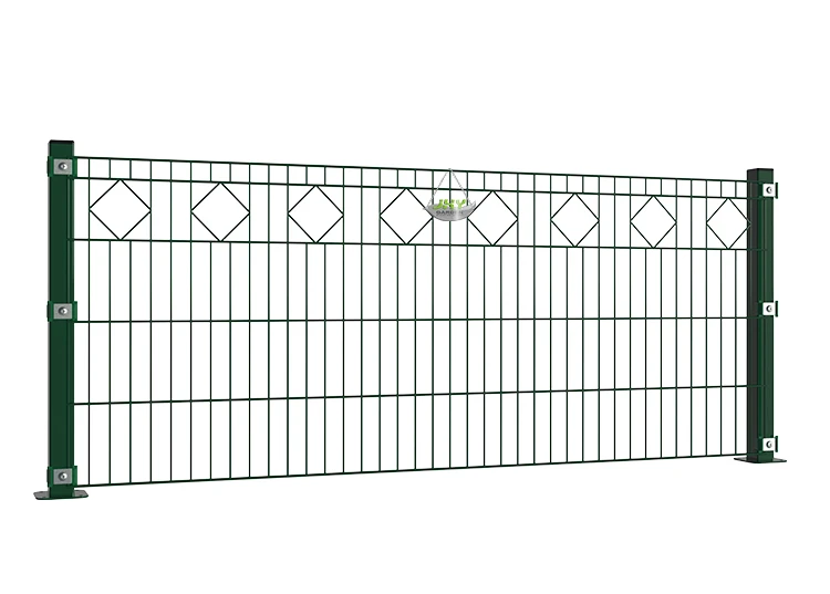 DIAMOND DECO STEEL MESH FENCE PANEL WIDTH 200CM & HEIGHT 80CM