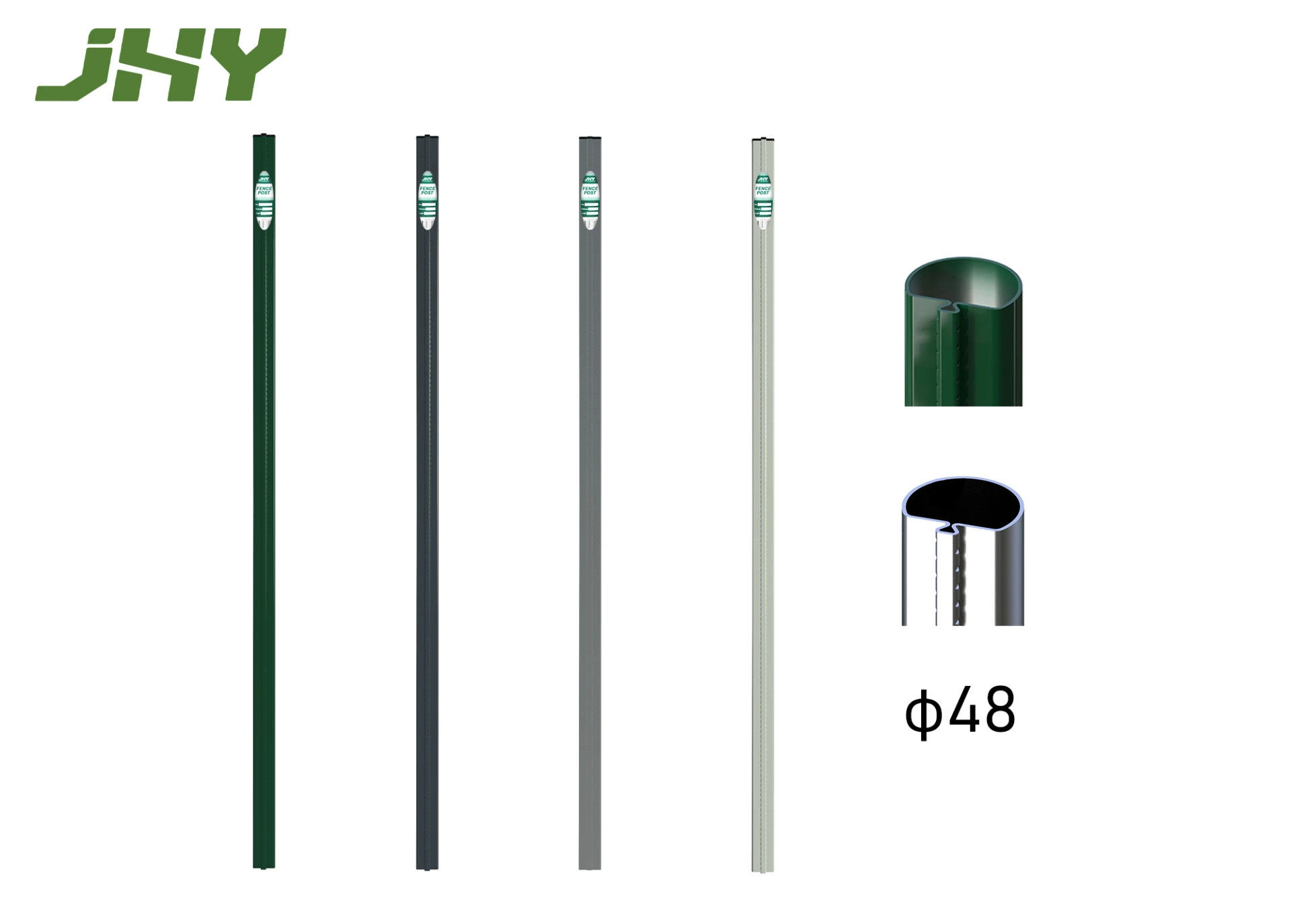 EURO FENCE POST GALVANIZED & POWDER COATING LINE POST