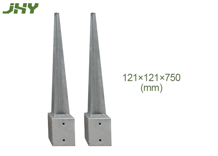 FENCE POST SPIKES 121×121×750MM