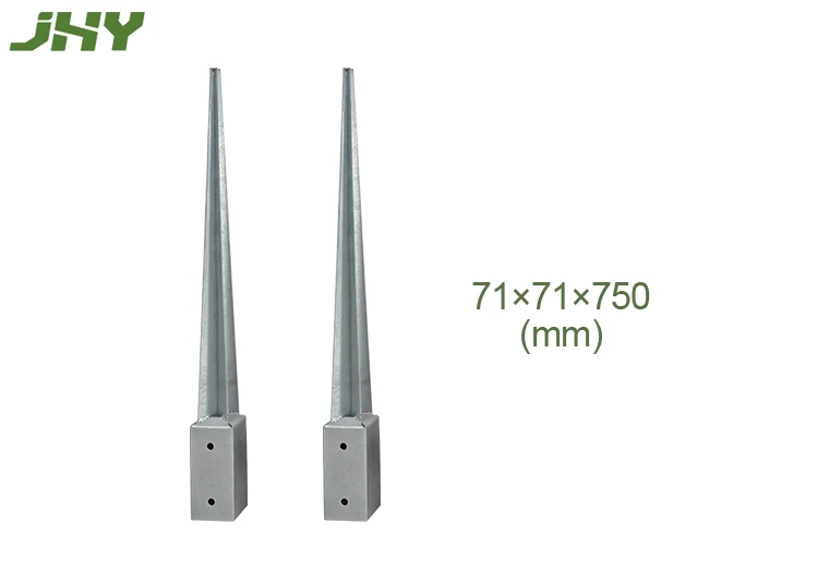 FENCE POST SPIKES 71×71×750MM